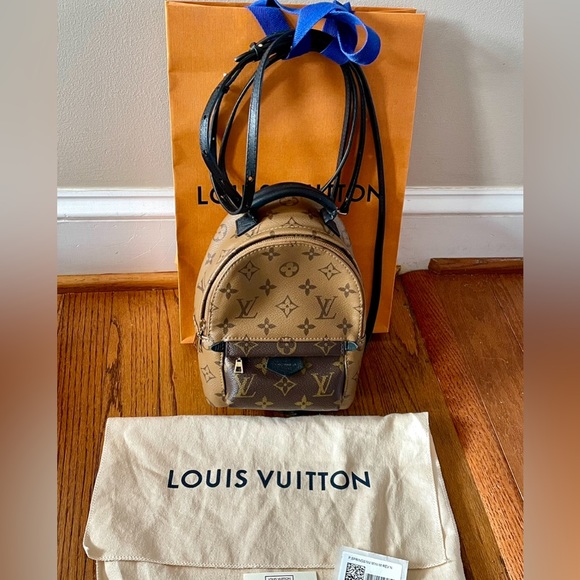 Louis Vuitton Palm Springs Mini Backpack Reverse Monogram Canvas MM44872 - Picture 8 of 9